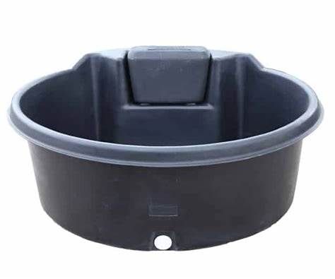 Polytank Stock Tank w/Float, 156Gal. 58"X24"