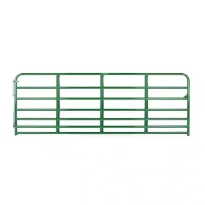 Medium Duty #2 Gate, 12Ft  7-Bar PAINTED