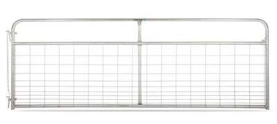 Galvanized #2 Hog Wire Filled Gate, 12Ft