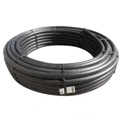 Cresline Black Plastic Pipe, 2"X300Ft, 160Psi