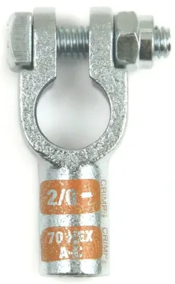 Deka Straight Battery Terminal, 2/0 Negative