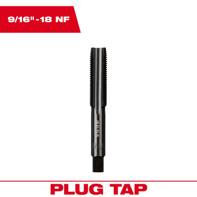Milwaukee 9/16"-18 NF Plug Tap