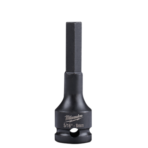 Milwaukee 3/8" Drive 5/16"-8MM Hex Bit Impact Socket