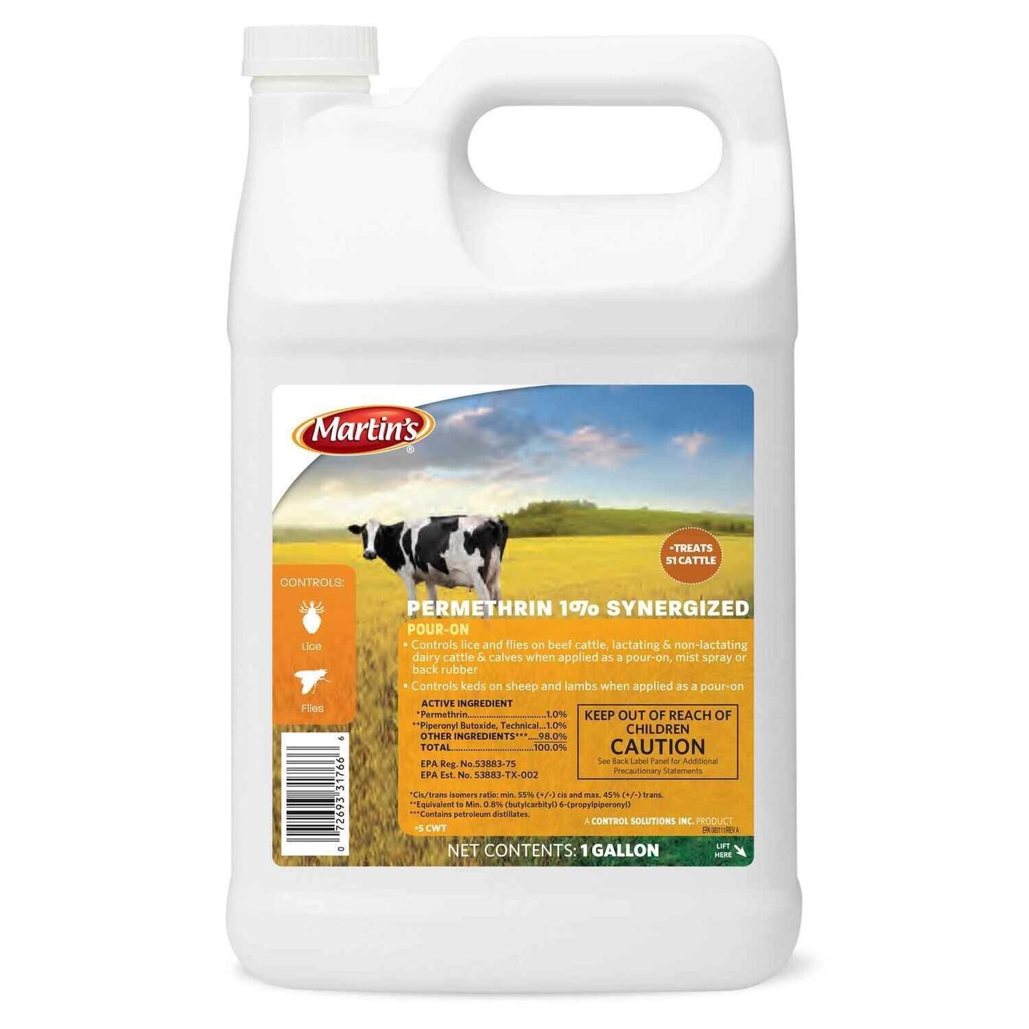 Martin's 82031766 Synergized Permethrin, 1%  1-Gal