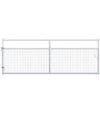 Galvanized #2 2X4 Wire Filled Gate, 12Ft