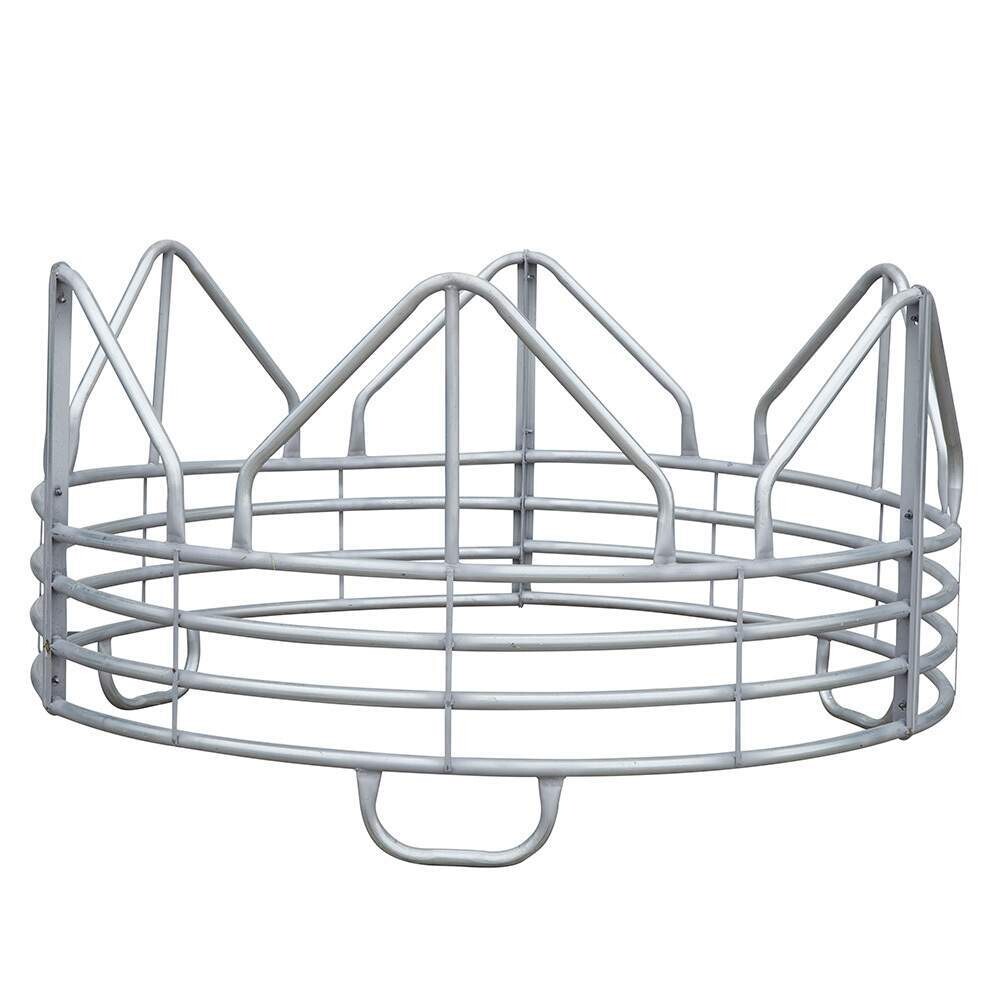Galvanized 18ga Open Bottom Horse Hay Feeder, 8Ft