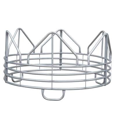 Galvanized 18ga Open Bottom Horse Hay Feeder, 8Ft