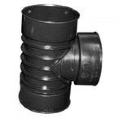 ADS Dual Wall Water Tight Tee, 12"