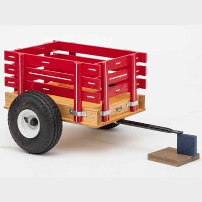 Valley Road Woodworks Red Trike Trailer w/Poly Bed