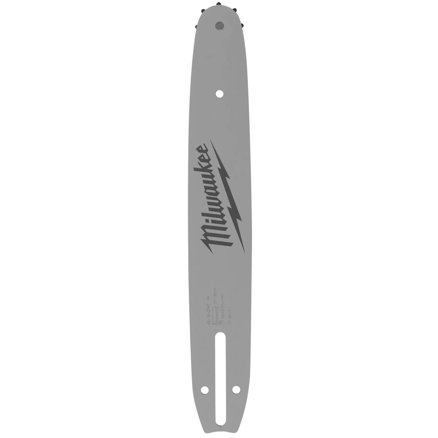 Milwaukee 12" Top Handle Replacement Chainsaw Guide Bar