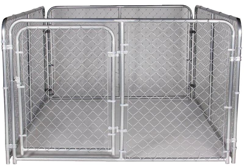 Stephens Pipe &amp; Steel DKS16084 Complete Dog Kennel, 6'X8'X4'