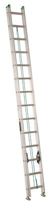 Louisville AE4228PG Aluminum Extension Ladder, 28' TypeII(225lb)