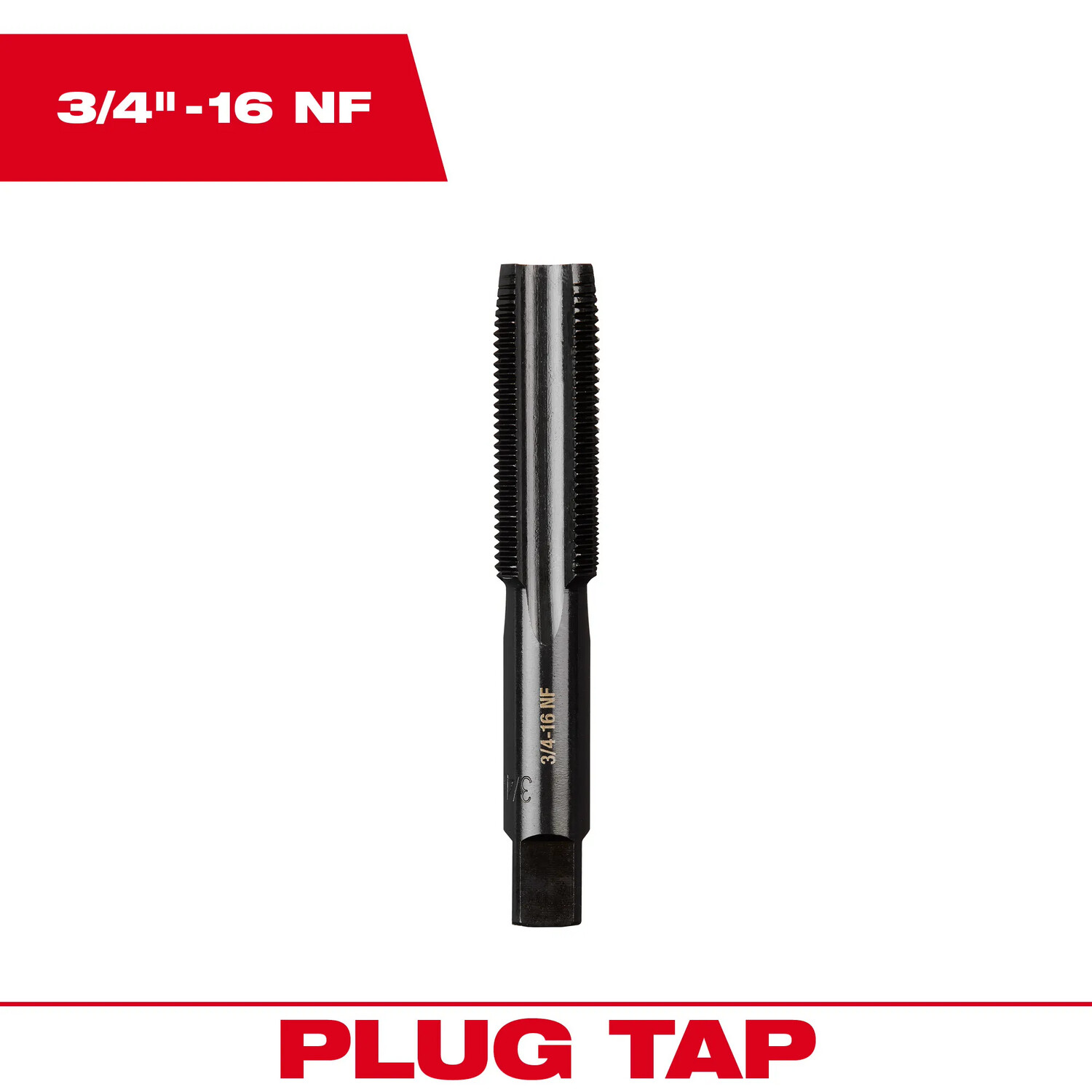 Milwaukee 3/4"-16 NF Plug Tap