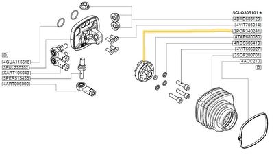 Aluminum Wobble Plate for LB1107 Backhoe Control