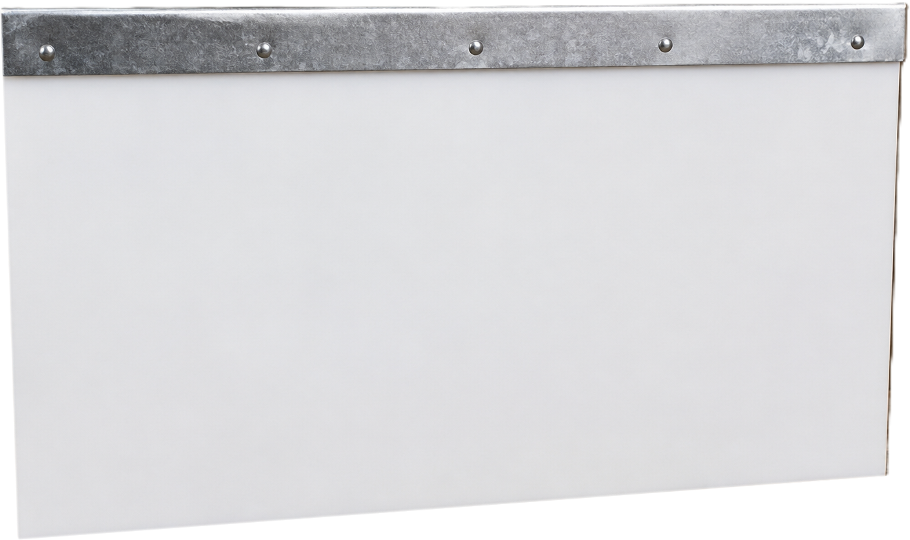 White PVC Front Slider for Conestoga #26 Garden Cart