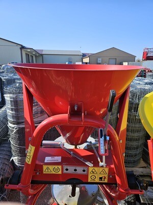 Taylor Pittsburgh Sub-Compact 3Pt Fertilizer Spreader w/Steel Tub, 400Lb Capacity