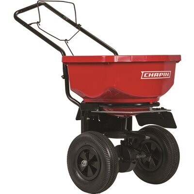 Chapin 8200A Push Type Fertilizer/Salt Spreader, 80Lb