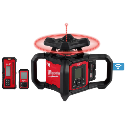 Milwaukee M18 Red Exterior Dual Slope 360° Laser Kit
