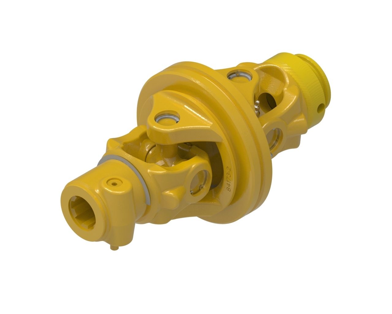 PTO CV Joint Assy, 80-Deg 2380-Series X 1-3/8-6Spl.