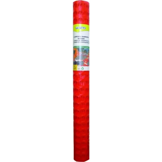 TENAX 82099904 Plastic Orange Safety Fence, 48"X50Ft