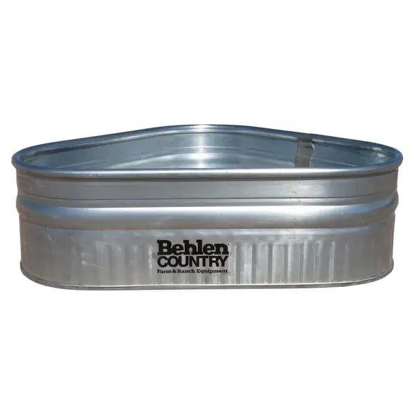 Behlen Country Shallow Galvanized Triangle Tank 30Gal.