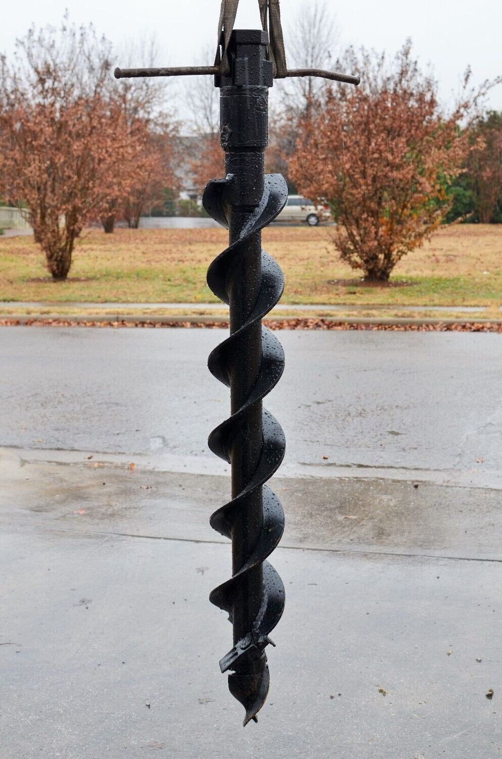 IronCraft Post Hole Auger, 4" W/2" Hex Drive