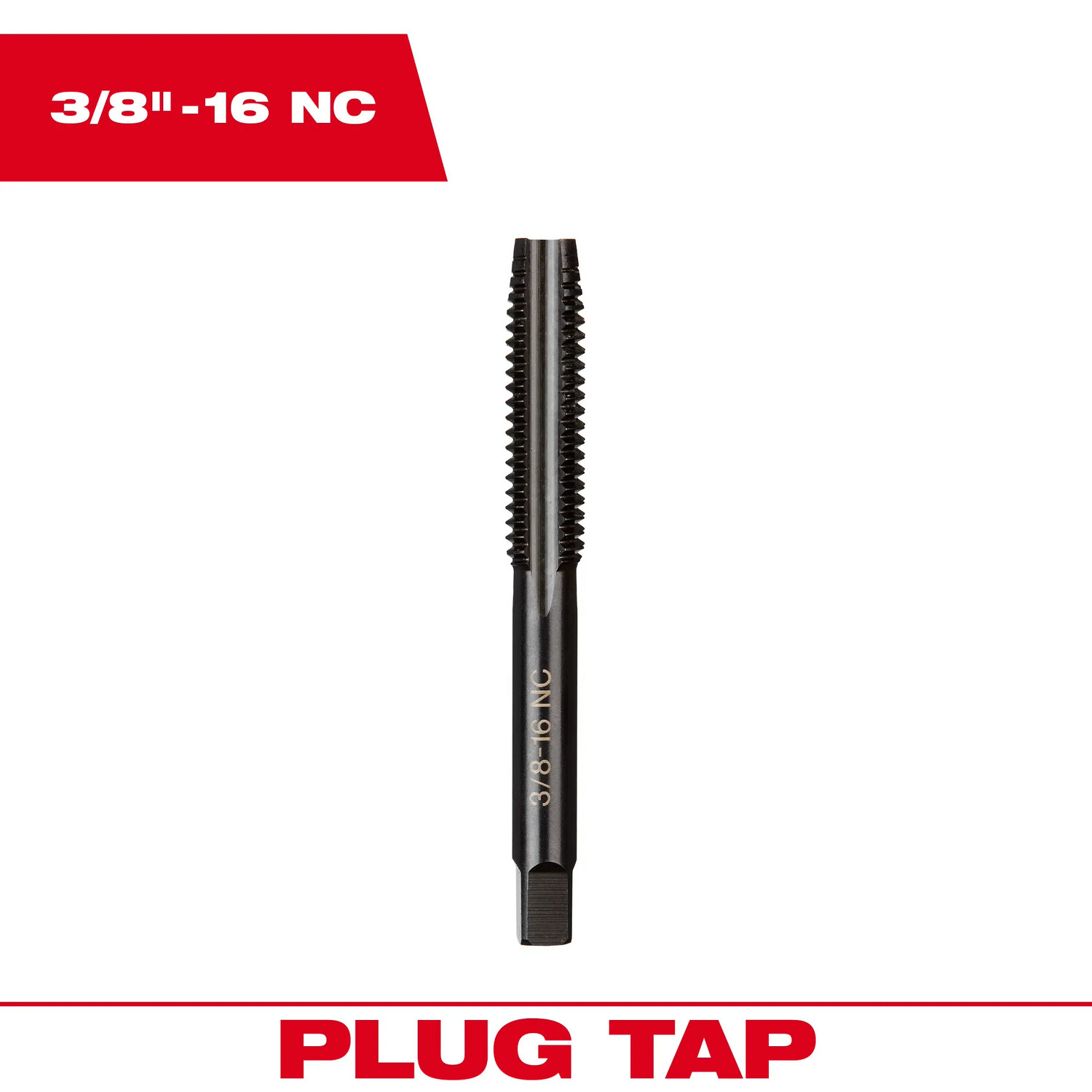 Milwaukee 3/8"-16 NC Plug Tap