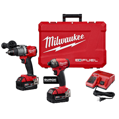 Milwaukee M18 Fuel Hammerdrill/ Surge Impact Driver Kit