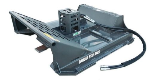 Ironcraft Xtreme Brush Cutter w/Mulching Teeth, 72", Direct Drive, 3-Blade