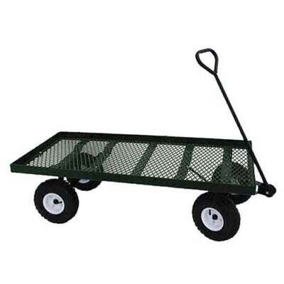 Valley Road Woodworks Steel Express Wagon, 24"X48" w/10" Saw-tooth Tread Tires