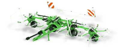 Samasz 6-Basket Trailed Tedder, 25'3"*