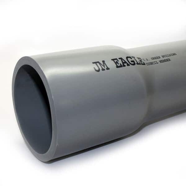 JM Eagle 67553 Sch80 PVC Conduit, 2-1/2"X10Ft