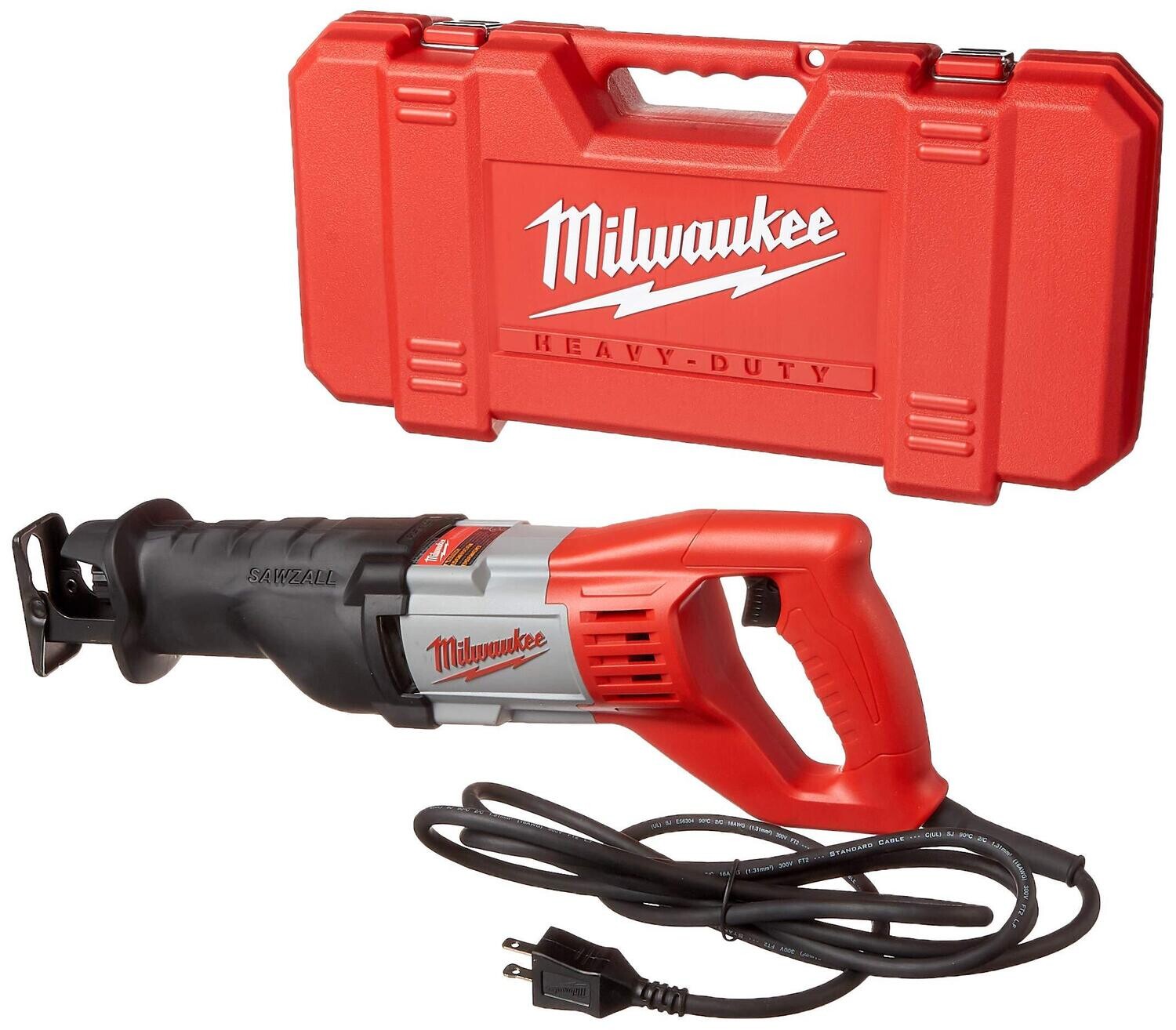 Milwaukee Corded Reciprocating Sawzall Saw, 12A VS