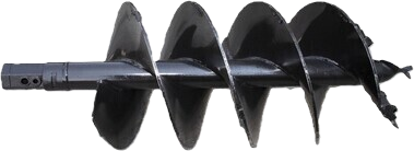 IronCraft Post Hole Auger, 12" W/2" Hex Drive