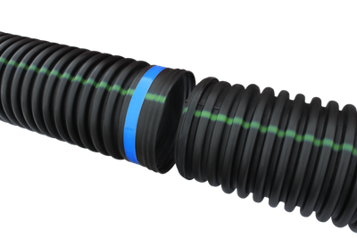 ADS Dual Wall Pipe, 6"X20Ft