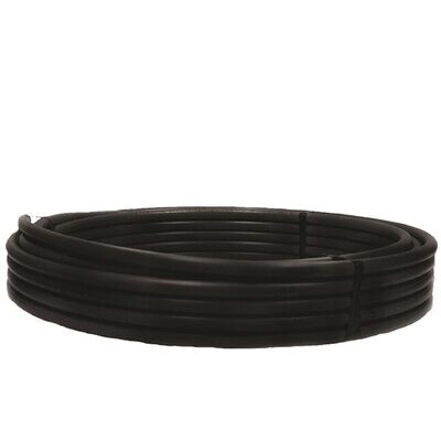 Cresline Black Plastic Pipe, 1-1/2"X300Ft 160Psi