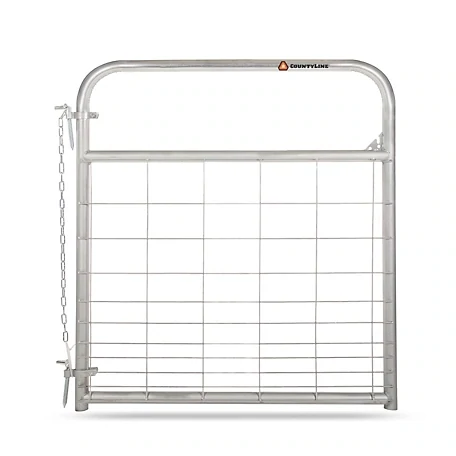 Galvanized #2 Hog Wire Filled Gate, 4Ft
