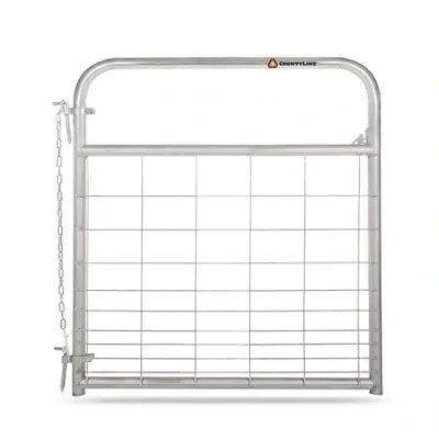 Galvanized #2 Hog Wire Filled Gate, 4Ft
