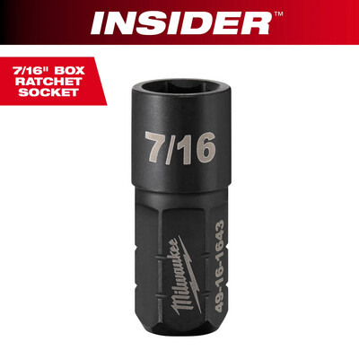 Milwaukee INSIDER™ Box Ratchet SAE Socket, 7/16"