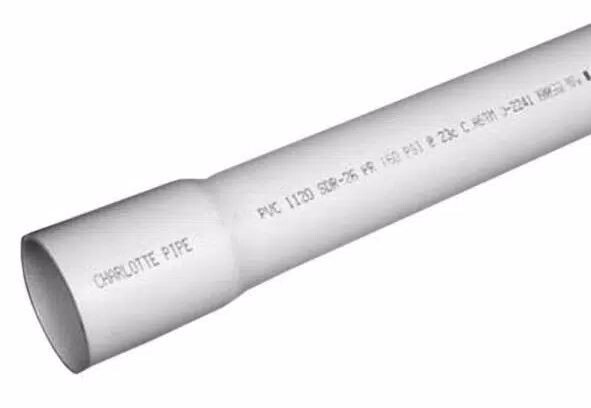 Cresline SCH40 PVC Pipe, 4"X20Ft Belled End
