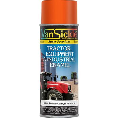 Van Sickle Kubota Orange Spray Paint, 12Oz