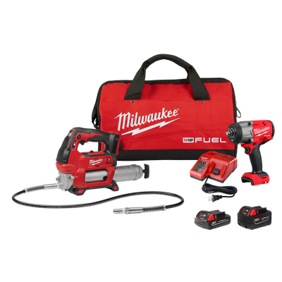 Milwaukee M18 Fuel High Torque GenIII Impact Wrench w/Grease Gun