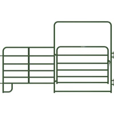 Painted Walk Through Corral Gate Panel, 6Ft Gate/6Ft Panel