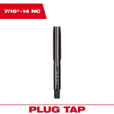 Milwaukee 7/16"-14 NC Plug Tap