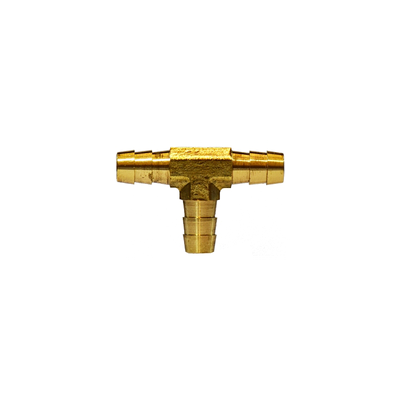 Brass Barb Tee, 3/8"