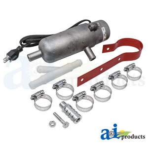 Tank Heater, 850W, 120V/7A,  18Qt Capacity, 5/8" Connections