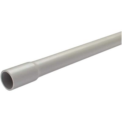 JM Eagle 67470 Sch40 Gray PVC Conduit,  1-1/4"X10Ft