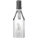 Milwaukee 3/8" Drive Metric FourFlat Hex Bit Socket, 6mm