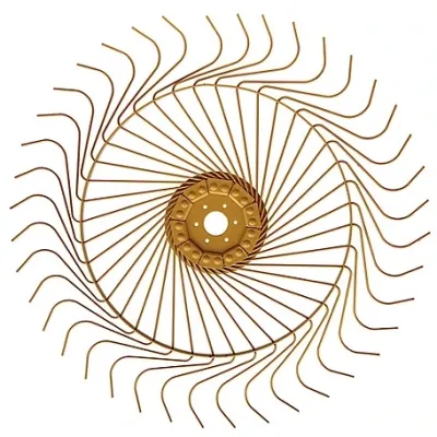 Sitrex 200.802 Rake Kicker Wheel for Q Rakes, LH, 7MM Wire ,  50" diameter