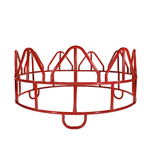 Green #2 Open Bottom Horse Hay Feeder, 8Ft